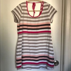 Lole Organic Cotton Pink Striped Dress
